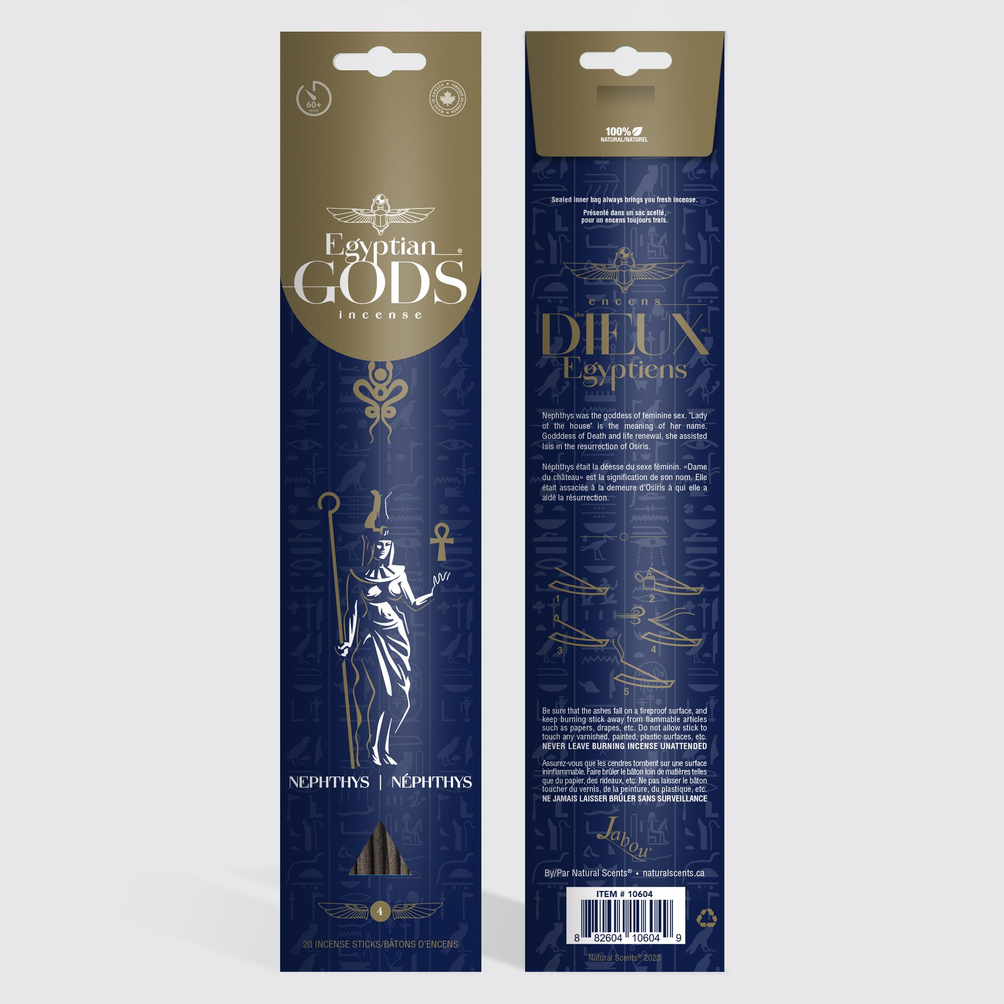 Jabou™ Egyptian Gods #04 Nephtys Incense
