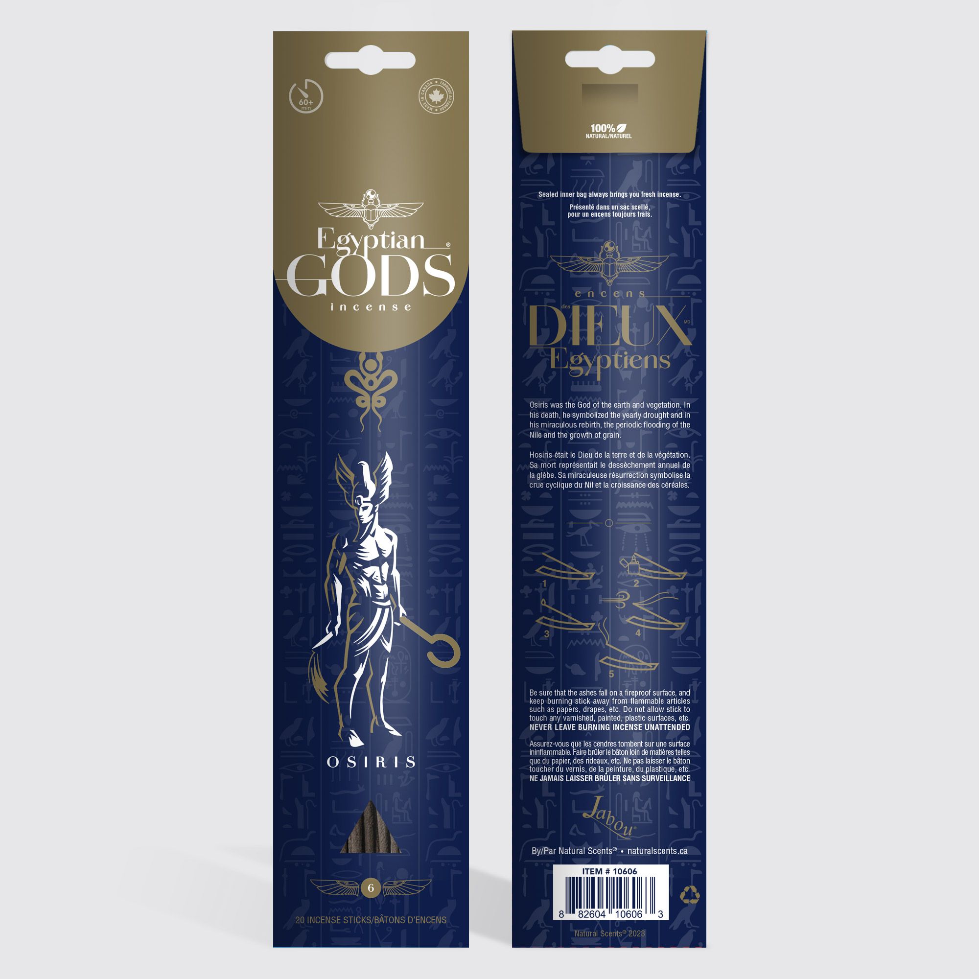 Jabou™ Egyptian Gods #06 Osiris Incense