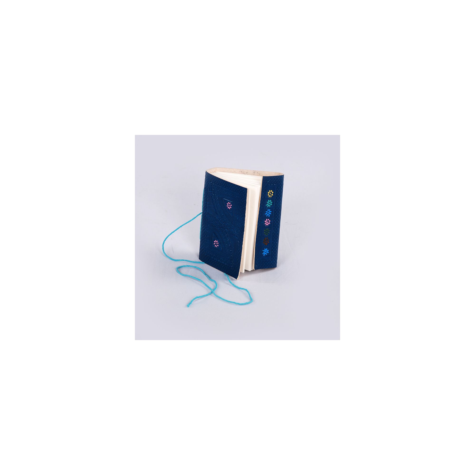 Handmade Blue Leather Journal