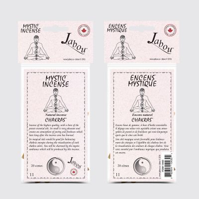 Jabou™ Mystic Incense Cones #11 Chakras