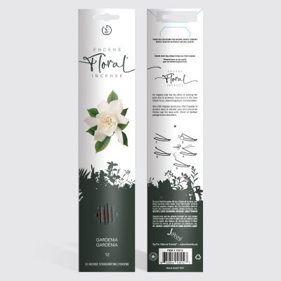 Jabou™ Floral 12 Gardenia Incense #10512