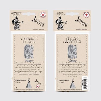 Jabou™ Amerindian Incense Cones #01 Cedar