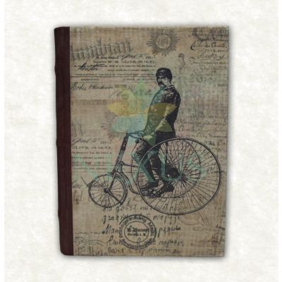 Handmade Antique Tricycle Notebook