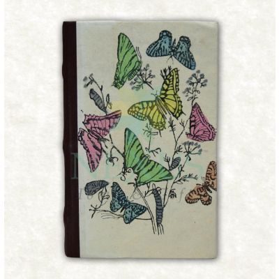 Handmade Butterfly Print Notebook