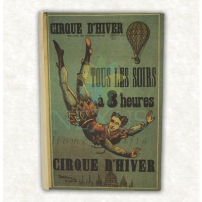 Handmade Offset Print Circus Notebook