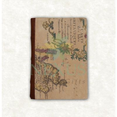 Handmade Old Map Collection Notebook