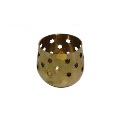 Stars Brass Votive