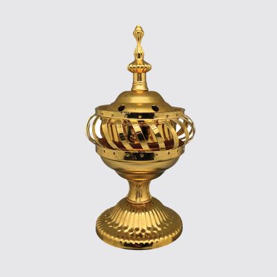 Resin Burner with pointed lid (Gold)