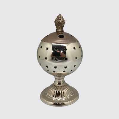 Resin Burner decorated by star (Silver), #21172-2