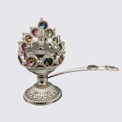 Resin Burner crown & handle (Silver), #21174
