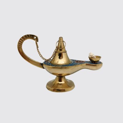 Aladdin Oil Lamp Brass, 4" , #21310