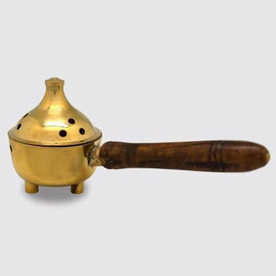 Brass burner with Lid
