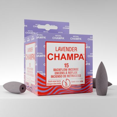 Lavender Champa™ Backflow Cones