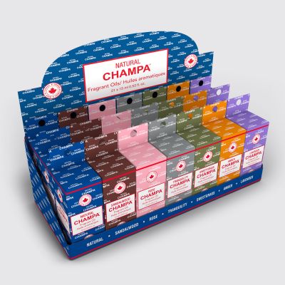 Natural Champa Oils Display 2 (21x15ml) #51847-2