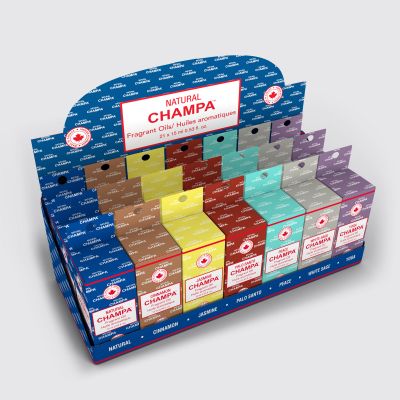 Natural Champa Oils Display 3 (21x15ml) #51847-3