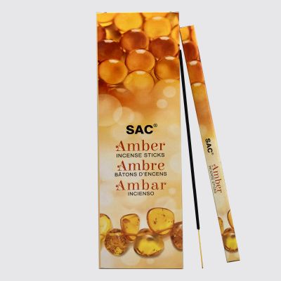 Sac Square Amber 8 Sticks (Per Piece) #53501