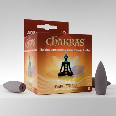 Chakras™ Backflow Cones 2nd Chakra (Sacral)