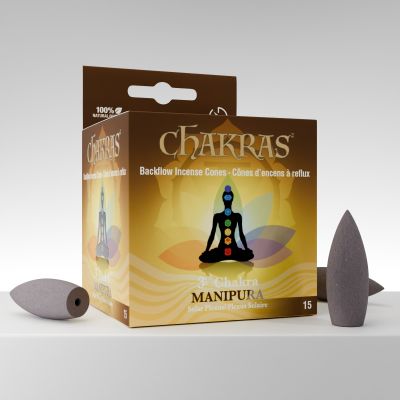 Chakras™ Backflow Cones 3rd Chakra (Solar Plexus)