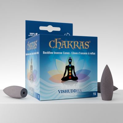 Chakras™ Backflow Cones 5th Chakra (Throat)