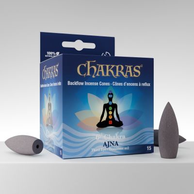Chakras™ Backflow Cones 6th Chakra (Third Eye)