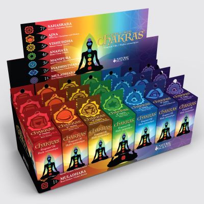 Chakras Display Oils (21x15ml)
