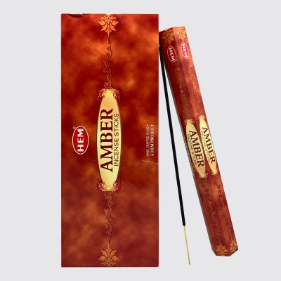HEM® Amber Hexa Incense Sticks #54402