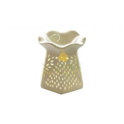 Cream Diamonds Wings Oil Burner