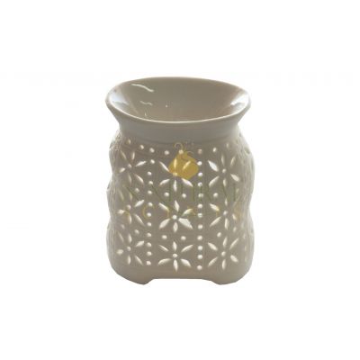 White Flowers Oil Burner