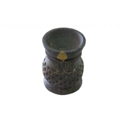 Soapstone Dark Cross Oil Burner Item #65103