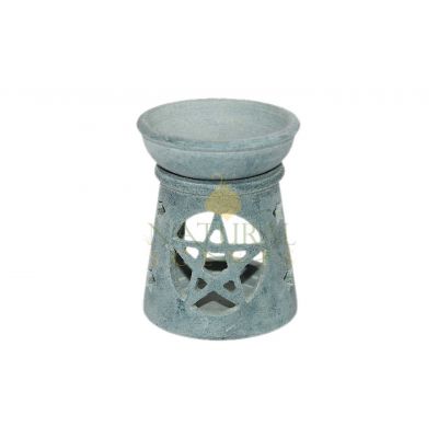 Soapstone Pentacle Oil Burner Item #65113
