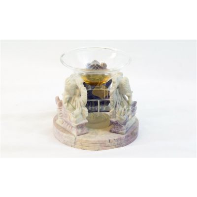 Soapstone Ganesh Oil Burner #65130