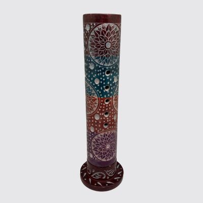 Incense Tower Mandala Sun Colored Round #65194