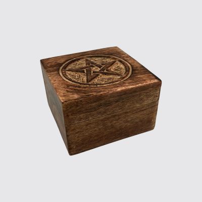Metallic Pentacle Box Item 4" #85045