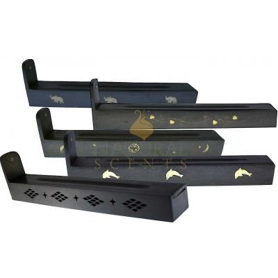 Assorted Designs Black Storage Box Burners #85093