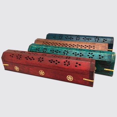 Assorted Color Pentacle Coffin Box (Per Piece) #85095