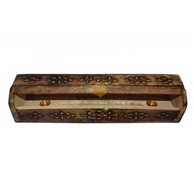 Assorted Jali Antique Finish Coffin Box #85165