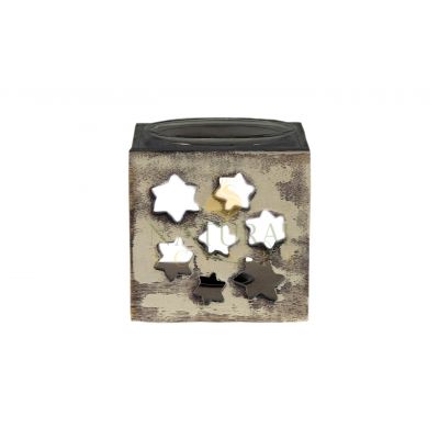 Stars Wooden Oil Burner #85181