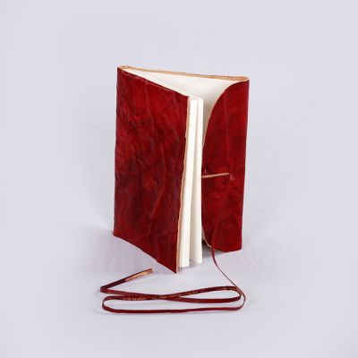 Handmade Leather Flap Journal Curshed Leather