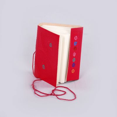 Handmade Red Leather Journal