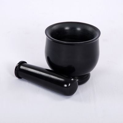 Soapstone Black Mortar & Pestle 4" #65140